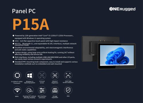 EM-P15A: Powering Productivity with 12th Gen Intel® Core™ i5/i7 Processors and Windows 11 OS!