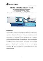 Horizontal injection molding machine TH130PVC