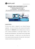 Horizontal injection molding machine TH210