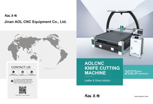 Aolcnc2023 cutting machine - for leather industry