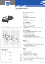 ELETTROPOMPE AUTOADESCANTI AGA - AGC - 1