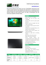 Zero-Bezel PCAP Touch Monitors