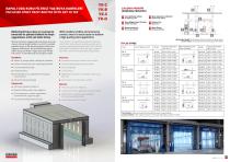 Enclosed paint spray booths