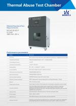 Thermal abuse test chamber UL1642-BE-8103