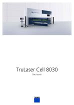 Scheda tecnica TruLaser Cell 8030 - 1