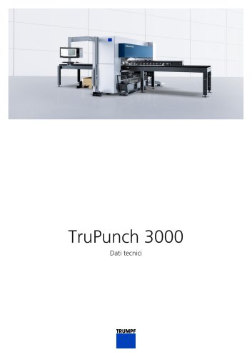 Scheda tecnica TruPunch 3000