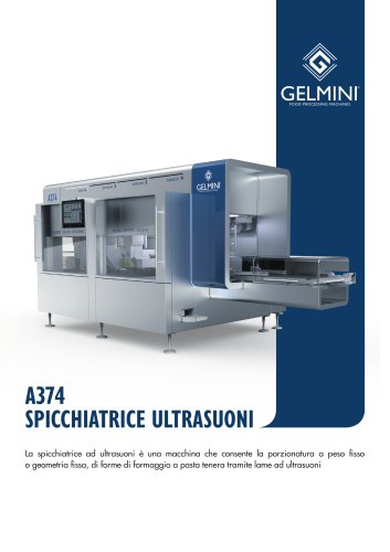 SEZIONATRICE AD ULTRASUONI MOD. ARPA II