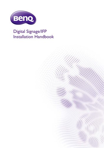 Digital Signage/IFP Installation Handbook