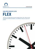 Analogue Indoor Clock - Flex