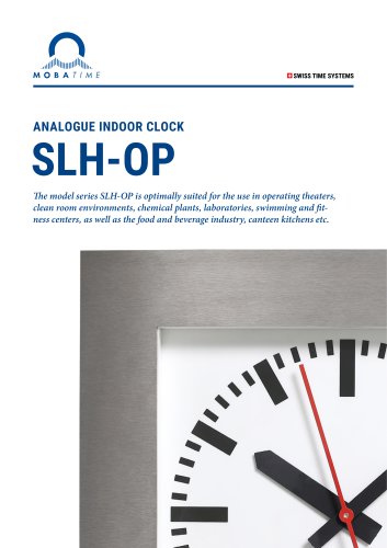 Analogue Indoor Clock - SLH-OP