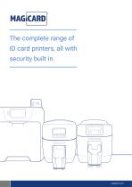 The complete range of ID card printers, all with security built in