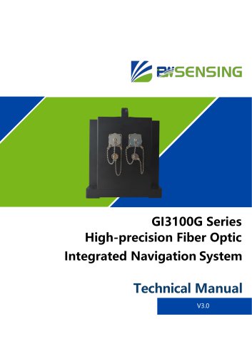 GI3100G High-precision Fiber Optic Integrated Navigation System Technical Manual