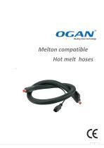 Melton compatible  Hot melt hoses