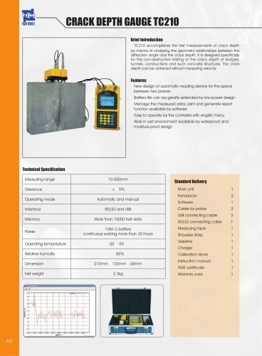 Crack Depth Gauge TC210