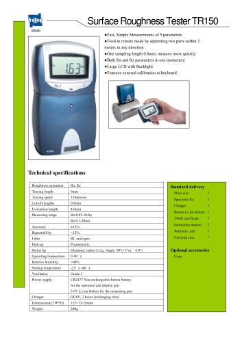 Portale Roughness Tester TR150