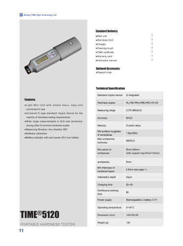 TIME5120 Portable Rebound Hardness Tester