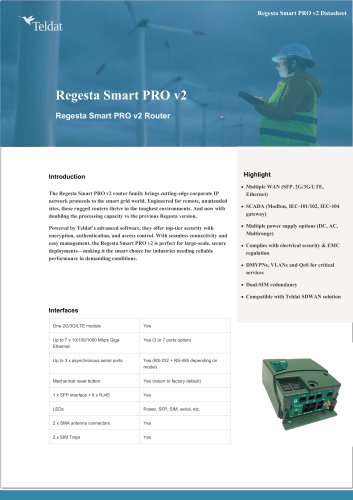 Regesta Smart PRO