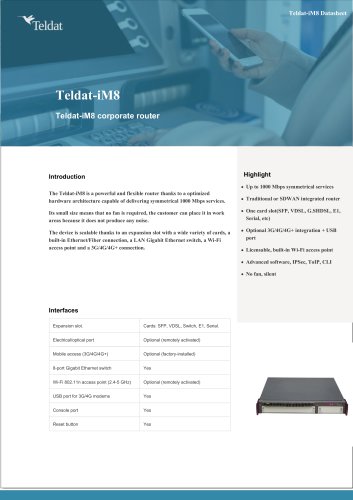 Teldat - iM8