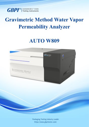 AUTO W809 Gravimetric Method Water Vapor Permeability Analyzer A2(20231212)