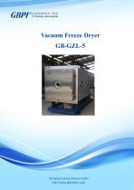 GB-GZL-5 Vacuum Freezer Dryer for drug material