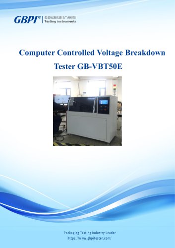 GB-VBT50E Computer Controlled Voltage Breakdown Tester