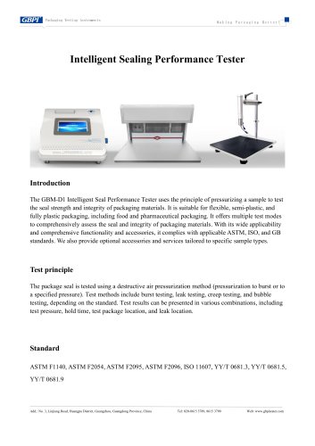 GBM-D1 Intelligent Sealing Performance Tester (20250905)