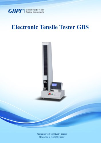 GBS Electronic Tensile Tester A0(20230117)