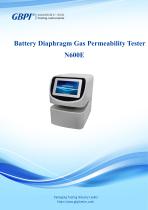 N600E Battery Diaphragm Gas Permeability Tester A0(20221209)