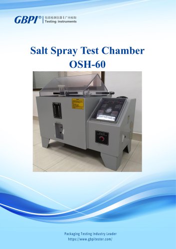 OSH-60 Salt spray test chamber 2025.3.3