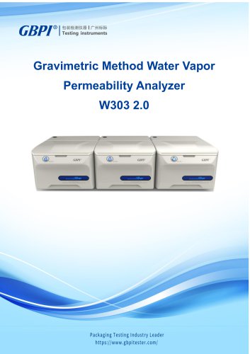 W303 2.0 Gravimetric Method of water vapor transmission rate tester A0(20220617)