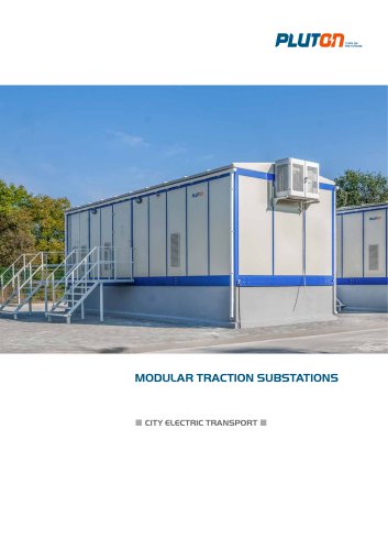 Modular traction substations