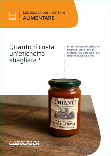 Labelpack per il settore ALIMENTARE