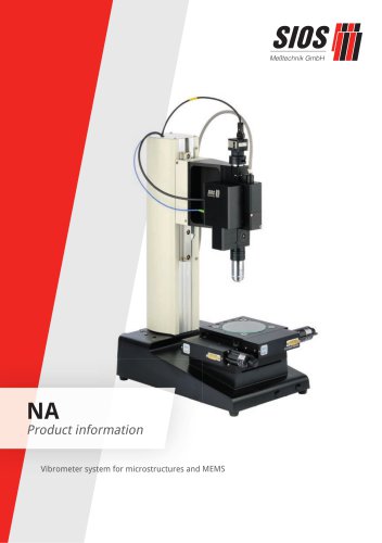 Nano Vibration Analyzer NA Product flyer