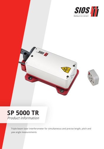 Triple-beam laser interferometer SP 5000 TR