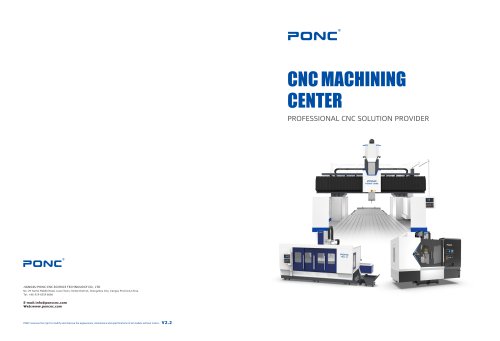 PONC product catalog