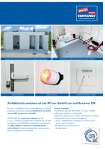 Prospetto moduli ad uso ufficio, sanitario, WC / impianti modulari - 11