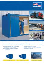 Prospetto moduli ad uso ufficio, sanitario, WC / impianti modulari - 3