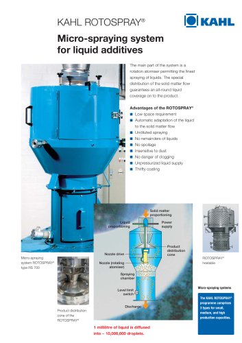 Rotospray® - Micro-spraying system