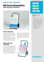 MK series refrigerant dehumidifiers