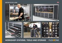 FLEXIONE workshop stations, tools and storage