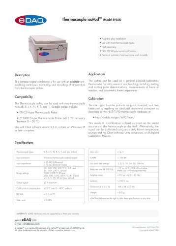 Thermocouple isoPodTM