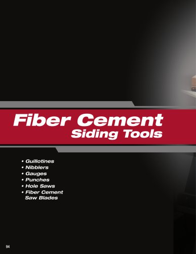 Fiber Cement Siding Tools