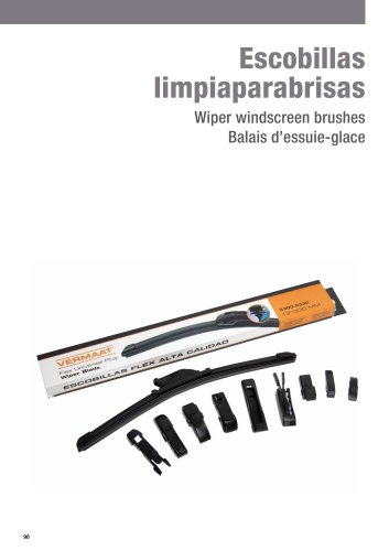 Wiper windscreen brushes