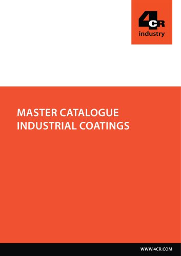 MASTER CATALOGUE INDUSTRIAL COATINGS