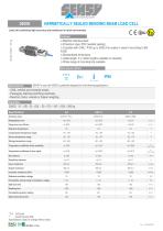 2000S : HERMETICALLY SEALED BENDING BEAM LOAD CELL