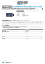 WI-T24RE-SO : MULTICHANNEL WIRELESS RECEIVER WITH DIGITAL OUTPUT