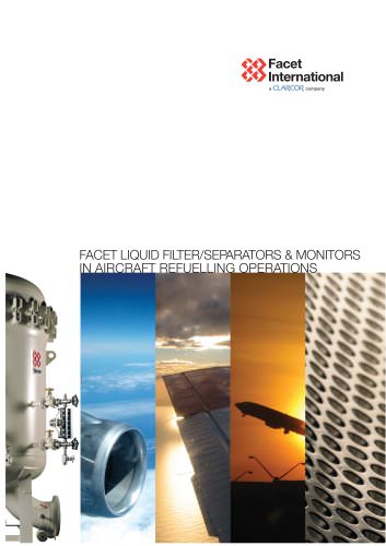 liquid filter/separators & monitors in aircraft refueling operations