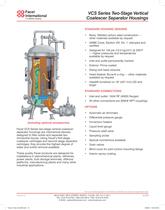 VCS series two-stage vertical coalescer separator housings - 1