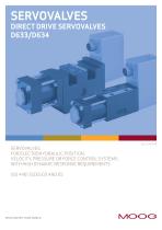 Direct Drive Servo Valves D633/D634 - 1