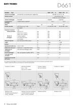 Serie D660 Valvole di regolazione proporzionali con elettronica a 24 volt integrata - 10